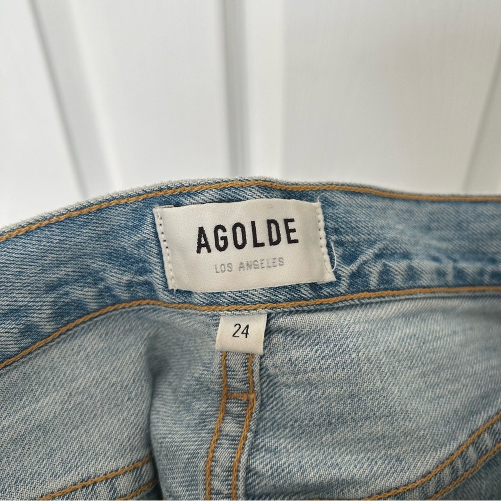 Agolde Riley High Rise Jeans Shatter - Picture 8 of 14